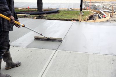 Commercial Driveway Finish