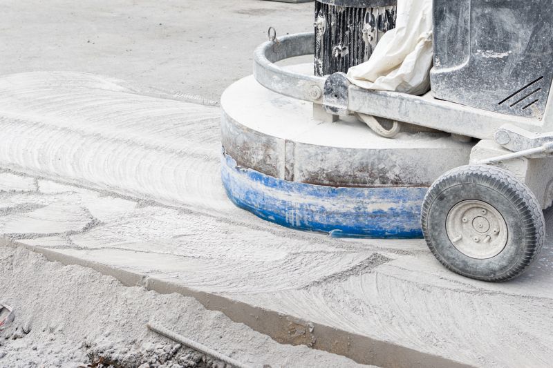 Sidewalk Grinding Equipment in Action